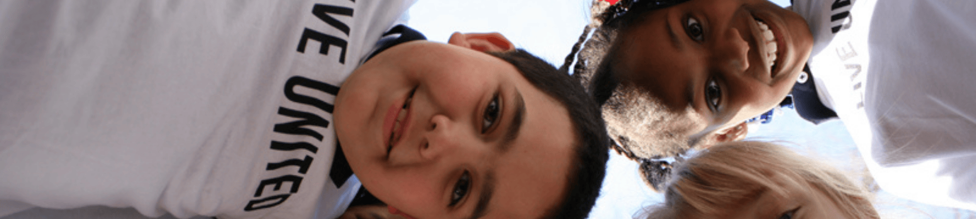 kids smiling together